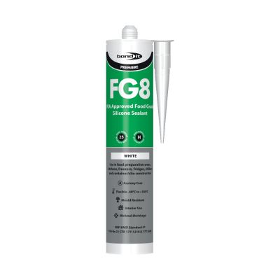 Bond-It FG8 Food Grade Silicone - White (310ml)