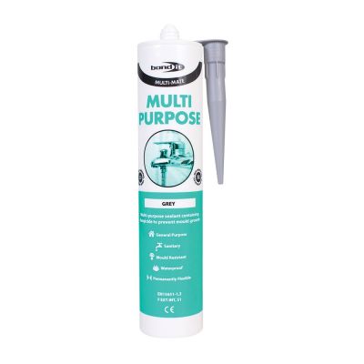 Bond-It Multi Purpose Silicone - Grey (300ml)