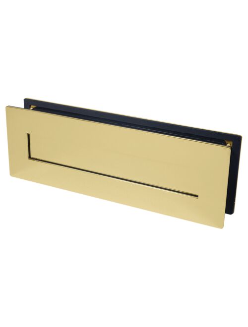 BLU LP400 316 Stainless Steel Letter Plate - Polished Brass | F3181