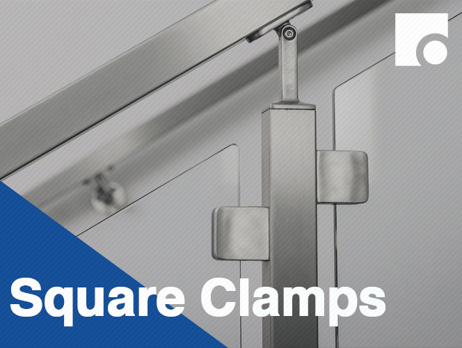 Square Glass Clamps